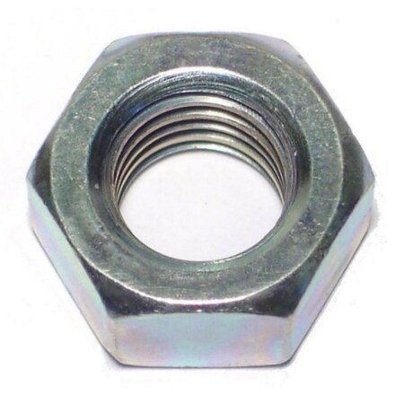 Midwest Fastener Hex Nut, 9/16"-12, Steel, Grade 2, Zinc Plated, 25 PK 03675